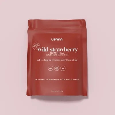 USANA Nutrimeal sabor fresa, malteada con proteína y fibra